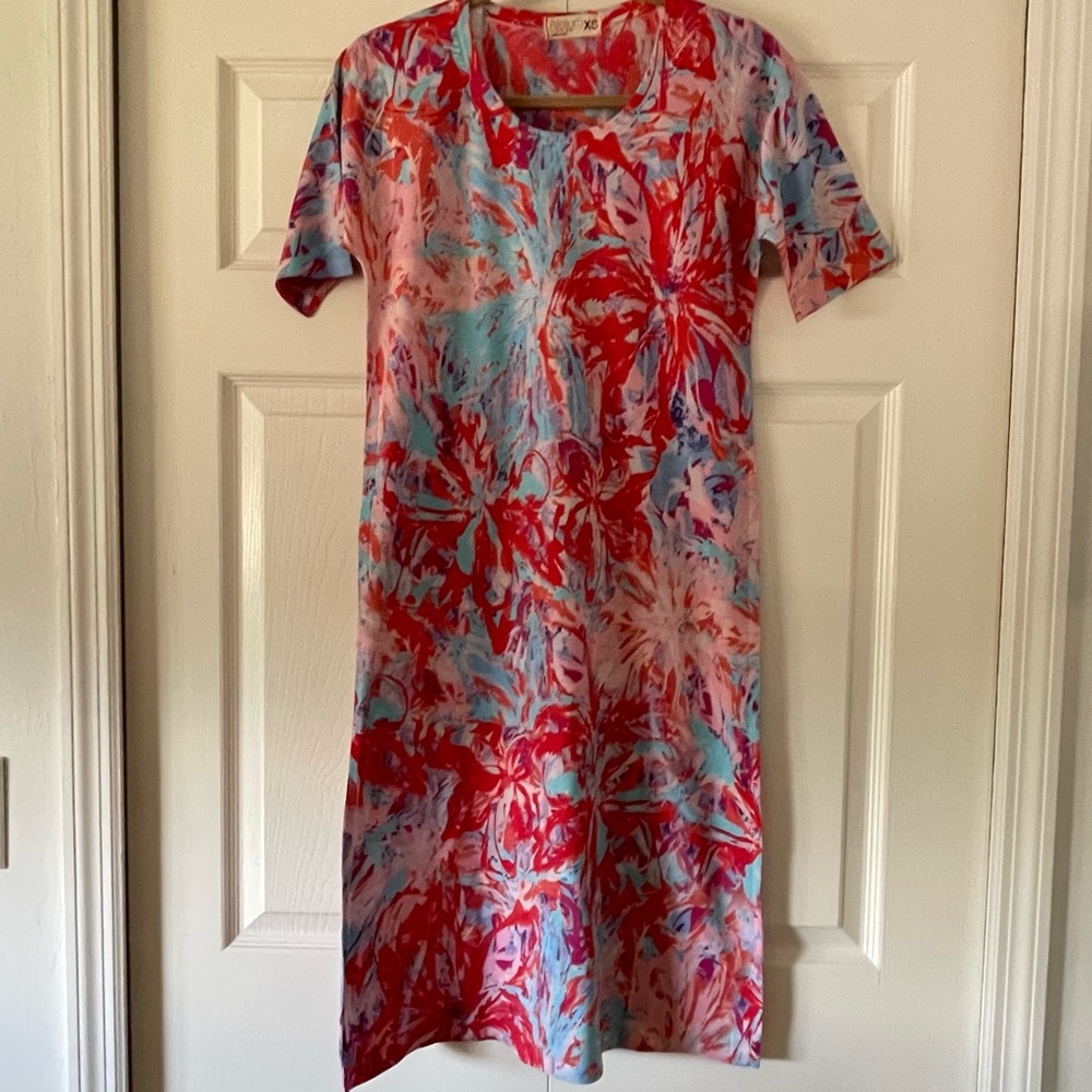 Atelier5 by Gozde Yimaz Floral Print Midi Dress